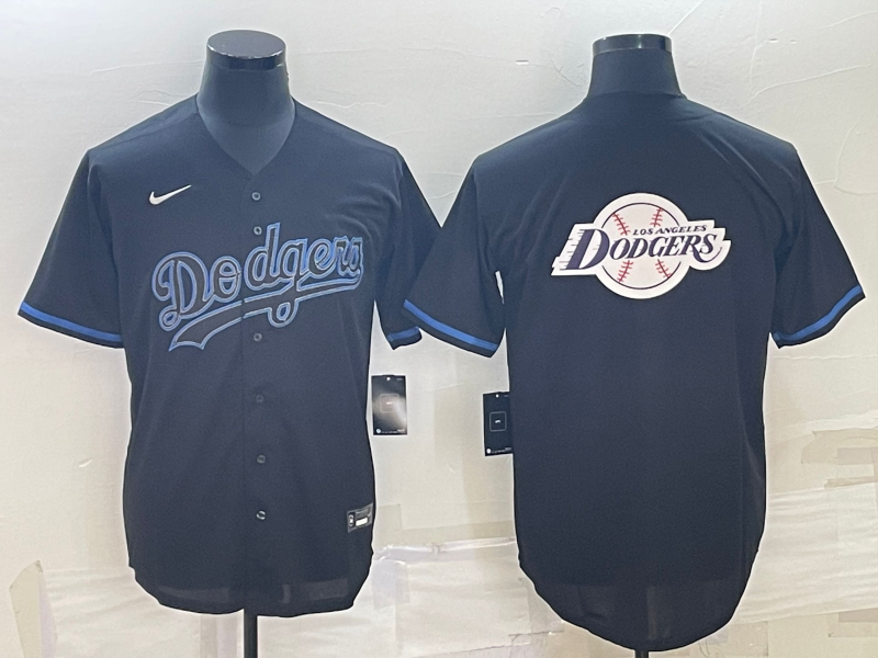 Men's Los Angeles Dodgers Baseball Jersey Black